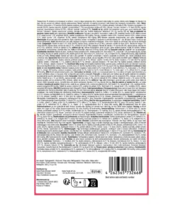 Back of Churu Hairball Control Variety, 40 tubes pack.