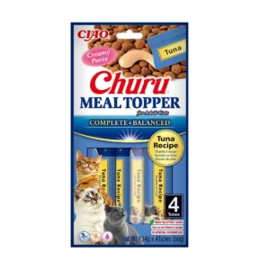Front packaging of Churu MEAL TOPPER Tuna Recipe