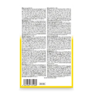 Back of Churu Multipack Chicken Beef Varieties packaging showing ingredients and nutritional analysis.