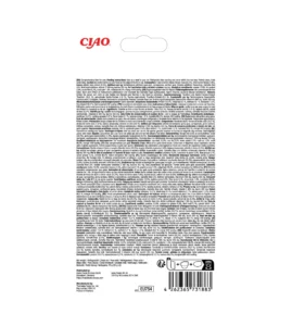 Back of Churu POP'N SERVE Tuna & Bonito Flakes Recipe