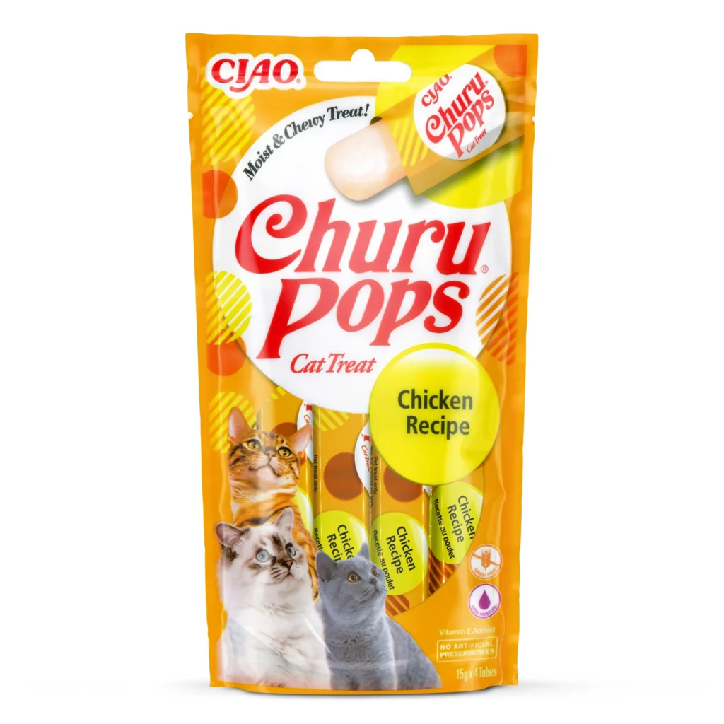 Front packaging of Churu POPS Chicken Recipe