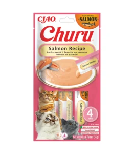 Front packaging of Churu Salmon Recipe