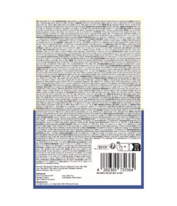 Back of Churu Skin & Coat Tuna variety, 20 tubes pack