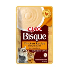 Front packaging of Ciao BISQUE Chicken Recipe