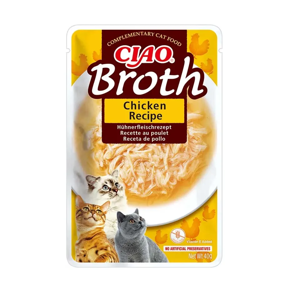 Front packaging of Ciao BROTH Chicken Recipe