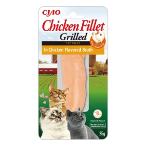 Front packaging of Ciao CHICKEN FILLET In Chicken Flavored Broth