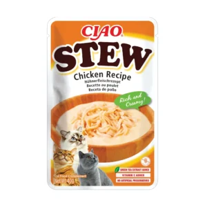 Front packaging of Ciao STEW Chicken Recipe