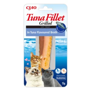 Front packaging of Ciao TUNA FILLET in Tuna Flavoured Broth