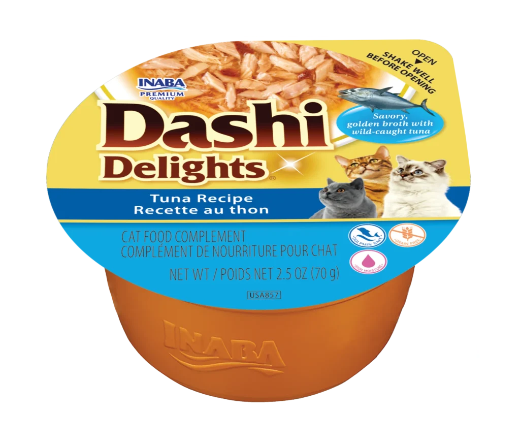 Front packaging of Dashi DELIGHTS TUNA Tiuna Recipe