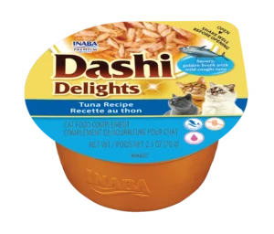 Front packaging of Dashi DELIGHTS TUNA Tiuna Recipe
