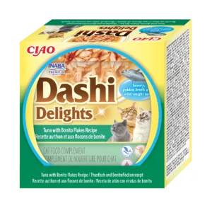 Back of Dashi DELIGHTS TUNA Tuna with Bonito Flakes Recipe