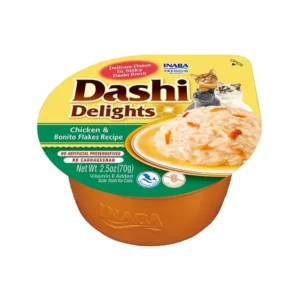 Front packaging of Dashi Delights Chicken & Bonito Flakes Recipe