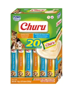 Back of Dog Churu Multipack 20P Chicken Variety, 20 tubes pack