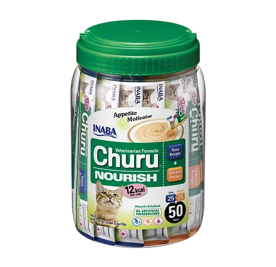 Front packaging of Nourish Tuna & Chicken Recipe