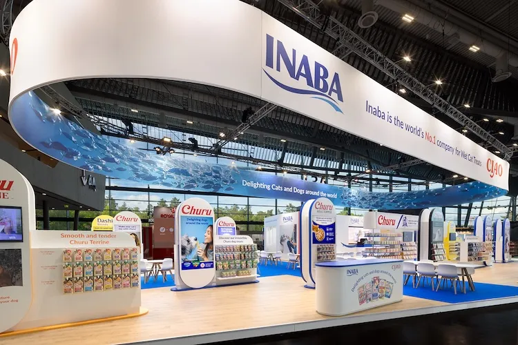 Photo of INABA's stand at Interzoo in 2026
