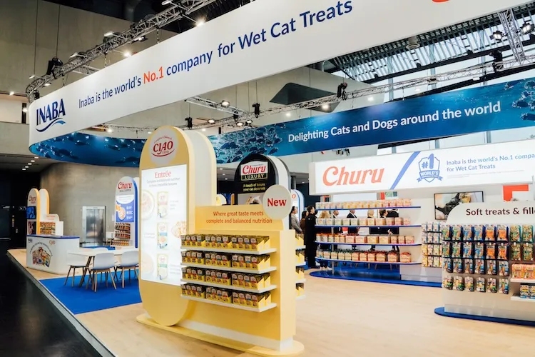Photo of INABA's stand at Interzoo in 2026